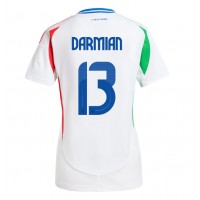 Maglie da calcio Italia Matteo Darmian #13 Seconda Maglia Femminile Europei 2024 Manica Corta